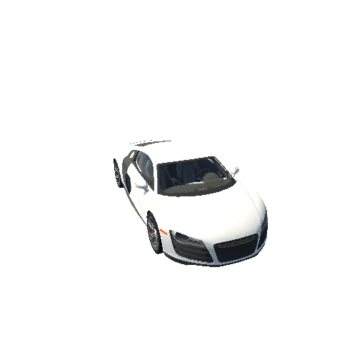White Super Car 01 Variant